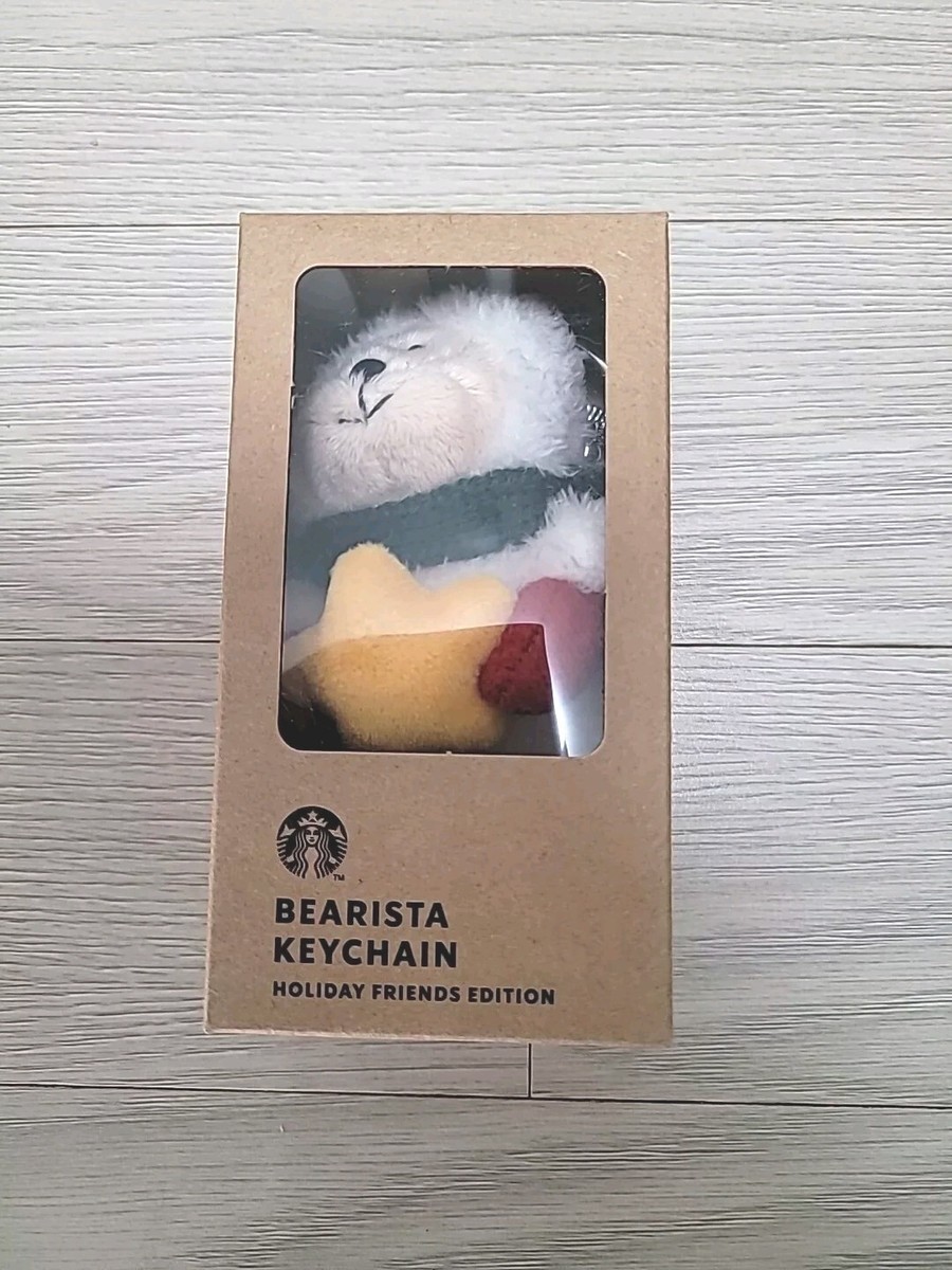 Starbucks Korea 2024 Holiday Friends Bearista Key Chain