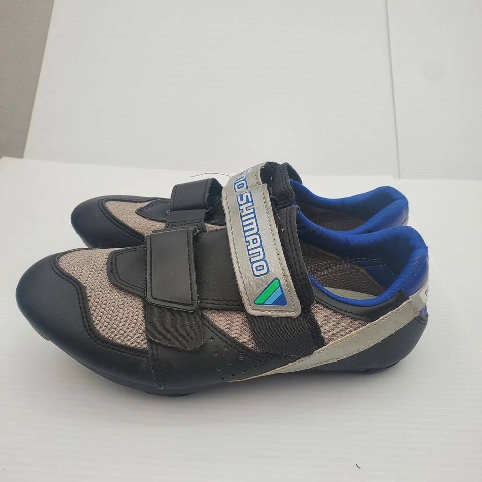 Shimano T120 Mens 6 Womens 7 to 7.5 EU 39 Cycling Shoes Black Hook & Loop SPD - Image 4 of 4