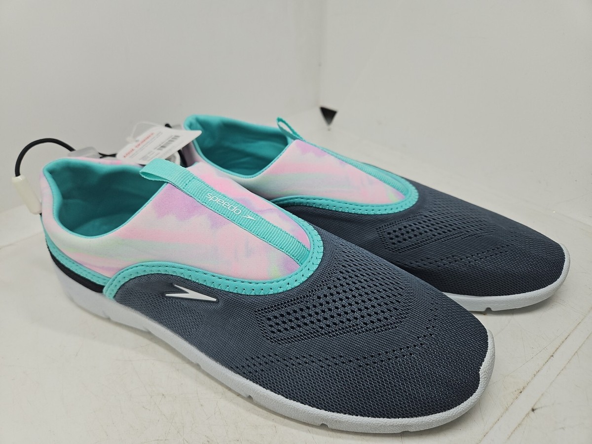 Aqua Shoes Speedo Women Shoes Speedo Water Shoes Gray Pink Slip On