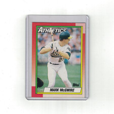 1990 TOPPS #690 MARK McGWIRE ATHLETICS NM-MT OR BETTER 1989 Monthly Scoreboard