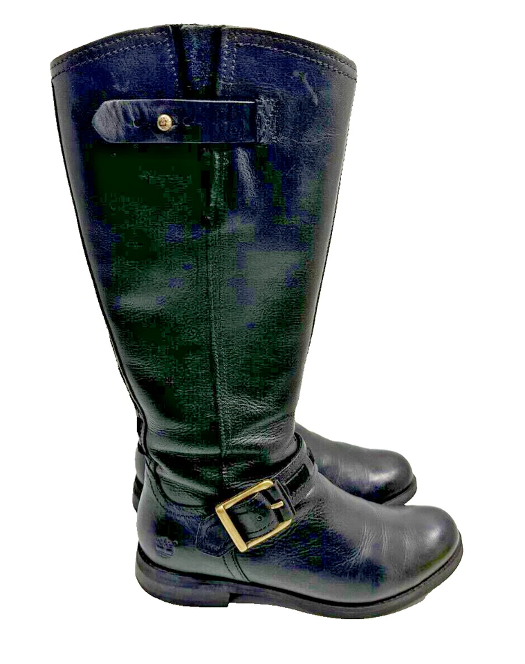 Timberland Savin Hill высокий стороны молнии езды ботинки черный женский размер 7 W 8549R - Изображение 2 из 4