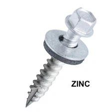 EAGLE 1 #10 Metal to Wood Roofing Screws 1" - 4" Painted Hex Washer Head