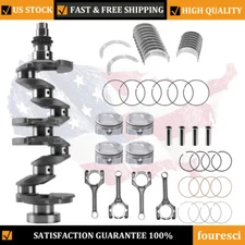 For Hyundai Veloster Accent Rio 1.6L Crankshaft & Piston & Con Rods &Bearing Kit
