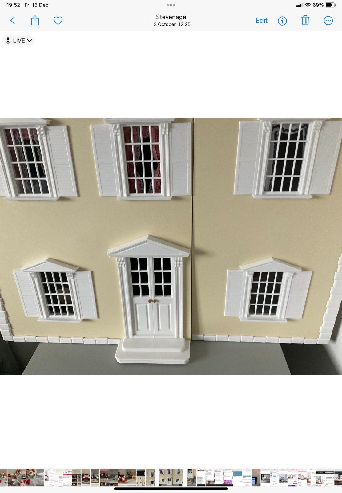 Victorian Dolls House with accessories eBay