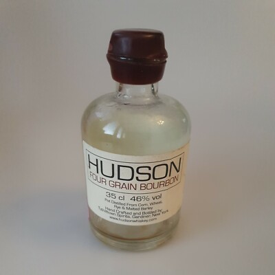 Hudson Four Grain Bourbon 35cl empty whiskey bottle