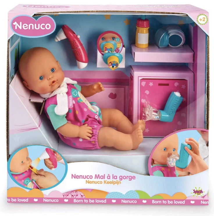 NEW Nenuco Sore Throat Doll Famosa Born To Be Loved