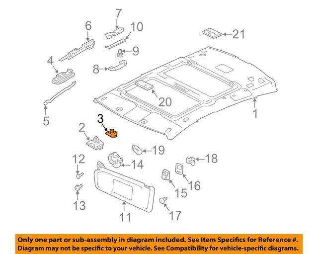 jaguar oem 10 16 xj interior roof headliner clip c2d22431 ebay