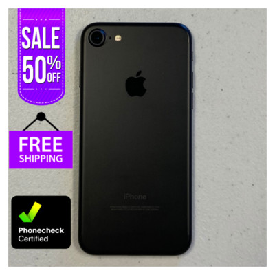 Apple iPhone 7 - 32GB/128GB - Rose Gold, Black, Jet Black - Unlocked Options