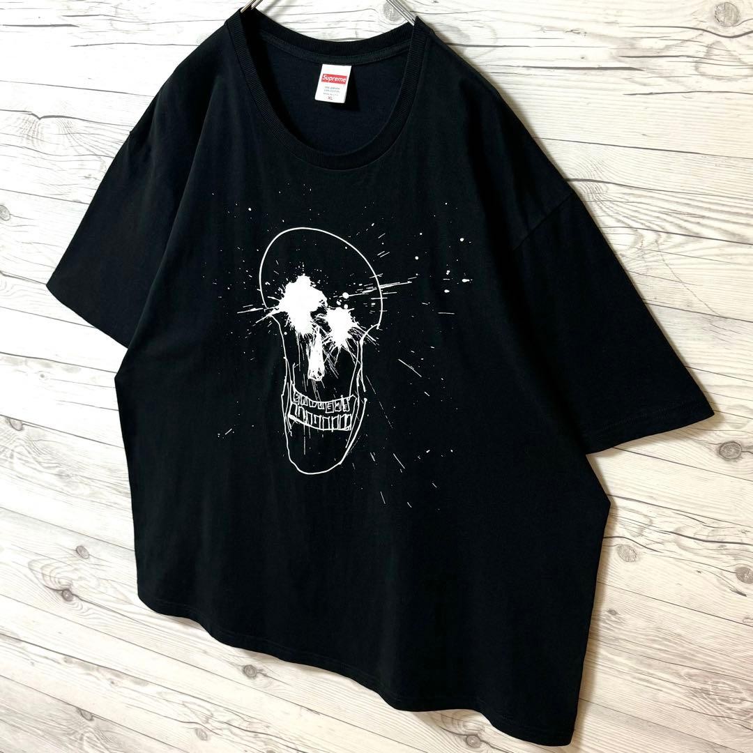 Supreme x Ralph Steadman Skull XL Black Rare Collaboration T-Shirt