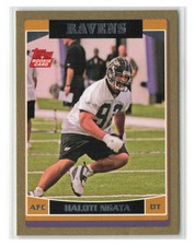 Haloti Ngata 2006 Topps Gold RC #/2006 #312-Baltimore Ravens