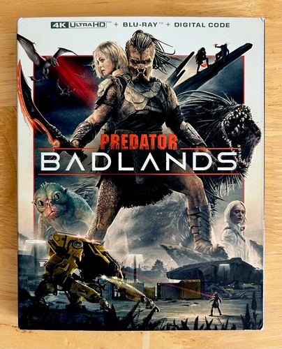 Predator: Badlands 4K UHD + Blu-ray + Digital Copy w/ Embossed ...