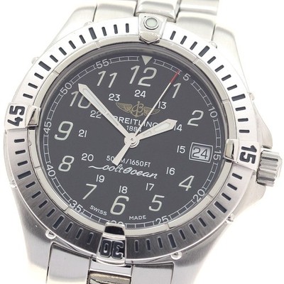 BREITLING Colt Ocean A64350 black Dial Quartz Men's Watch_935125