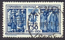 TIMBRE OBLITERE N° 274   EXPOSITION COLONIALE PARIS 1931
