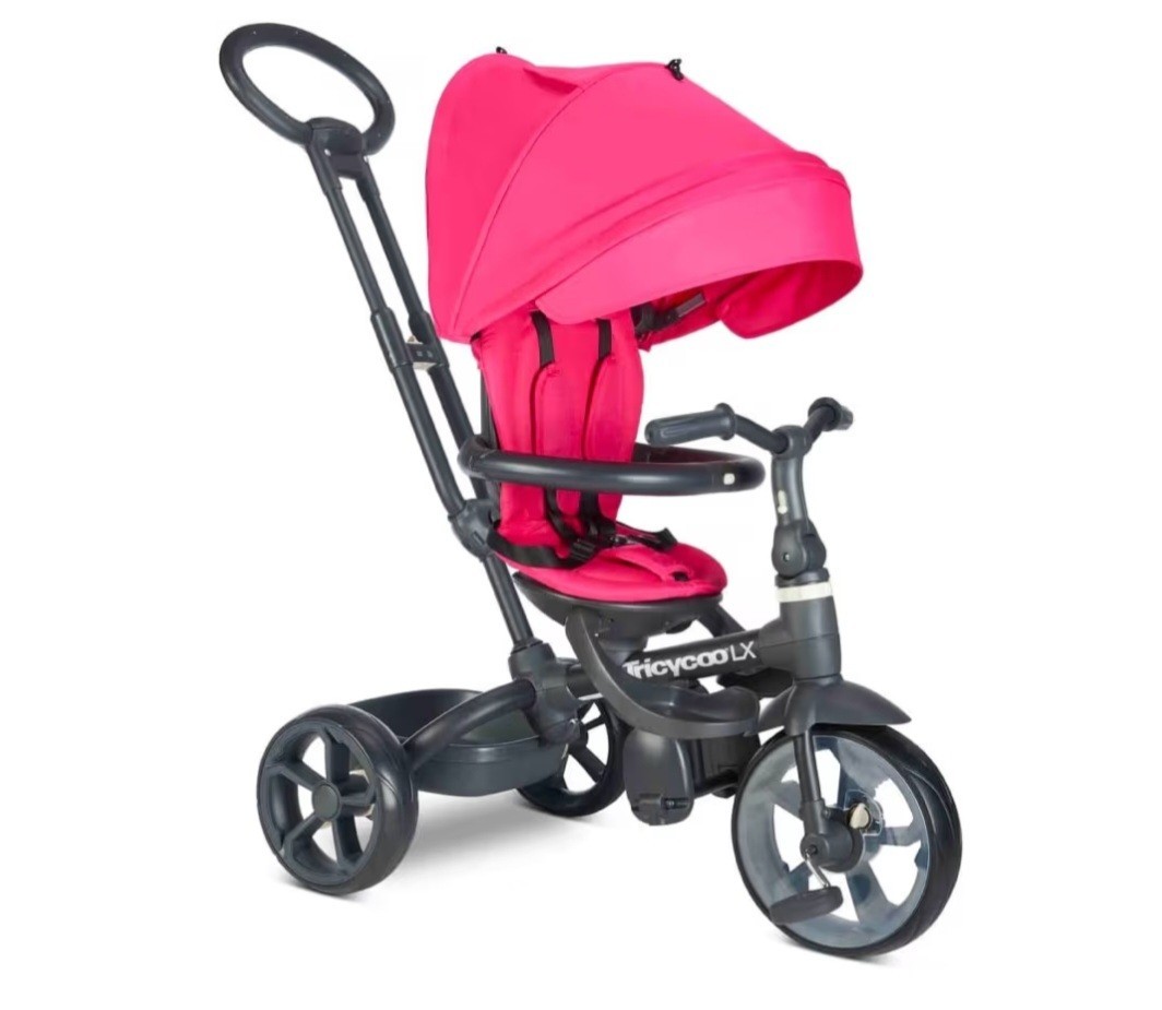 Joovy Tricycoo LX Premium Kids Tricycle with 8 Stages Adjust