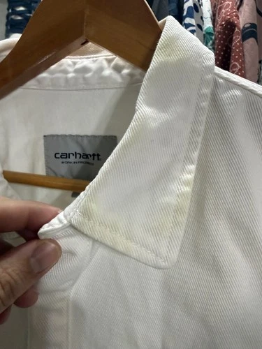 Carhartt WIP Salinac Shirt Jac - Bleached White Denim image 4