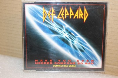 CD -DEF LEPPARD - HAVE YOU EVER NEEDED SOMEONE SO BAD - ( MAXI CD von 1992 )