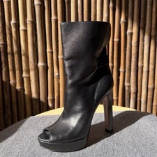 PRADA peep To Mid Calf Boots