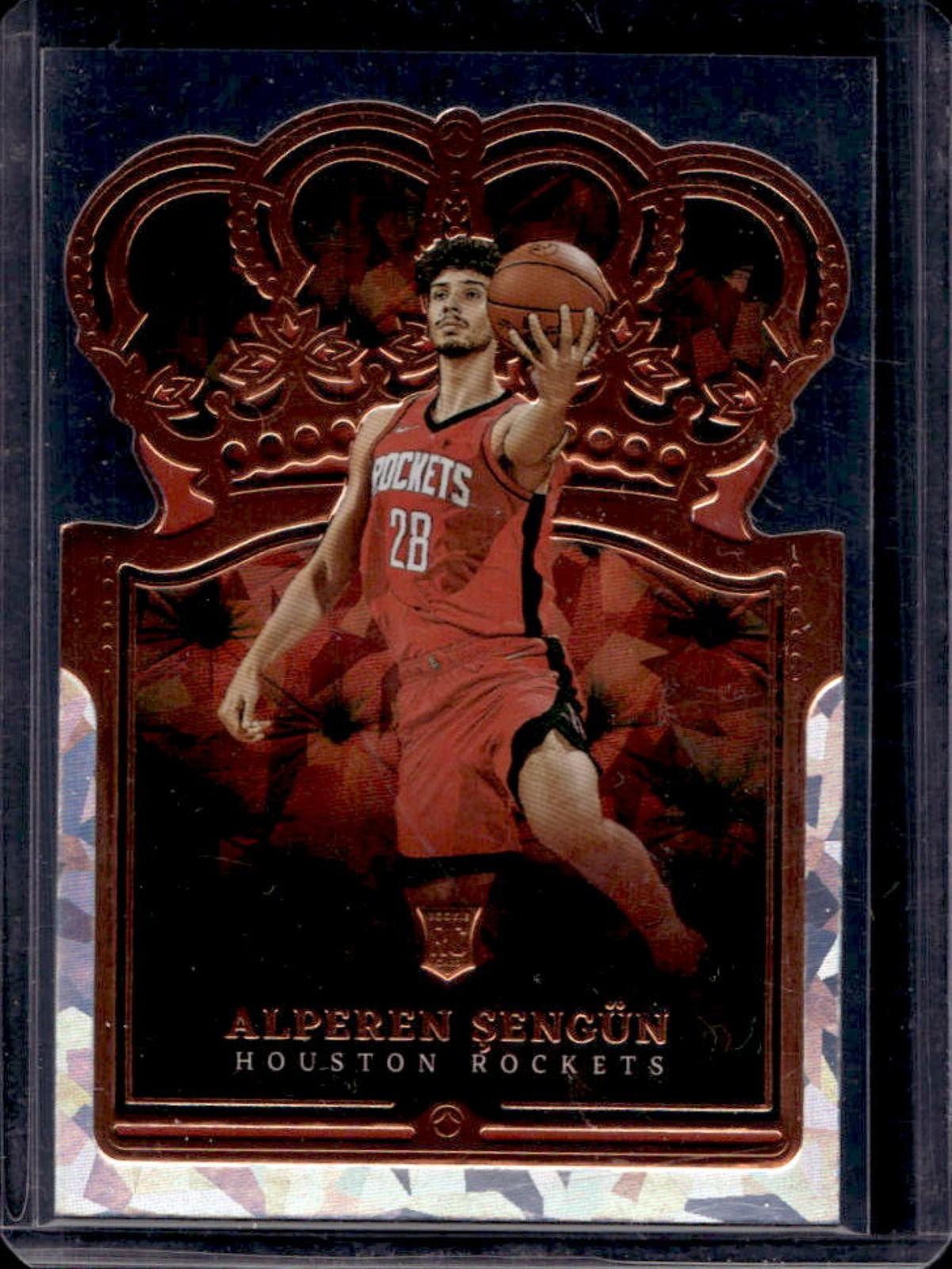2021-22 Panini Crown Royale Alperen Sengun Crystal Rookie RC #13 Rockets