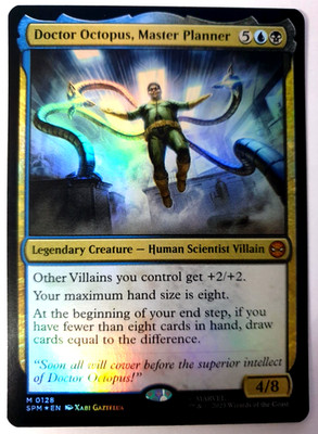 Doctor Octopus, Master Planner - MTG Marvel Spider-Man - FOIL Mythic - 0128 NM