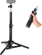 Webcam Stand Tripod for Desk, Mini Desktop Tripod with Cell Holder Compatible wi