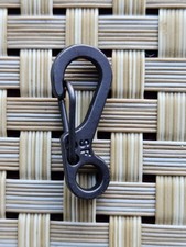 Lot 100 Mini SF Spring Carabiner Clip Keychain Outdoor Snap Camping Hook Gun