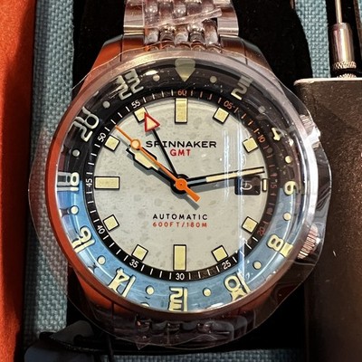 Spinnaker Bradner GMT Automatic Aquamarine Blue