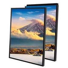 20x28 Inch Poster Frame, Plexiglass, Set of 2, Black Snap Frames, 20x28-2pcs