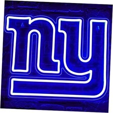Football Neon Sign for Wall Decor Football Neon Light for Man Cave Blue-Giant