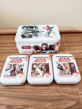 Topps Journey To Star Wars: The Last Jedi 2017 Tin Lot 1 Mega tin + 3 Mini tins