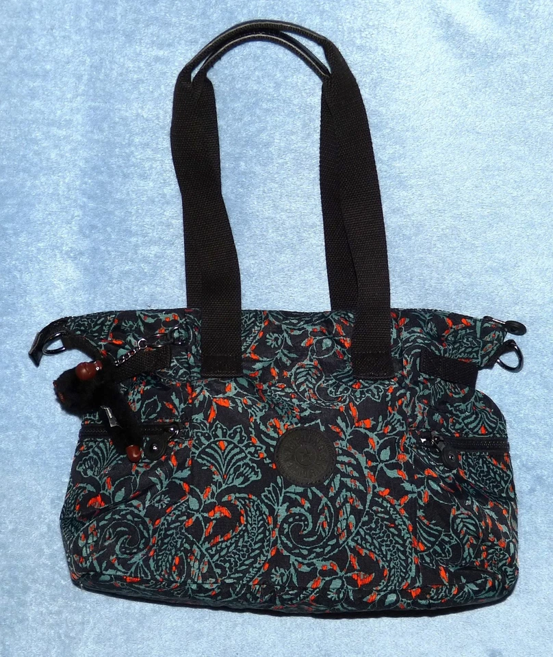 Kipling Halia Bag Handtasche Schultertasche Freizeit Tasche + Affe / bunt - TOP - Bild 2 von 4
