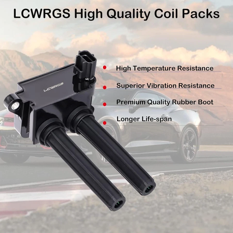 Pack de 8 bobinas de encendido para cargador 5.7 V8 HEMI Dodge Ram 1500 2500 3500...  Foto 4 de 4