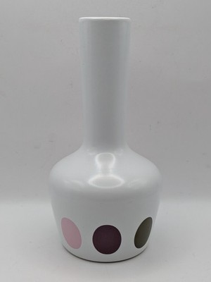Vintage Ikea Keramik 80er Vase Post Modern Mallet Vase Polka Dot Retro H20cm