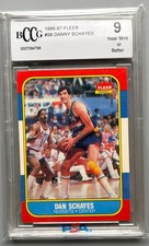 1986-87 Fleer Dan Schayes #98 BCCG 9