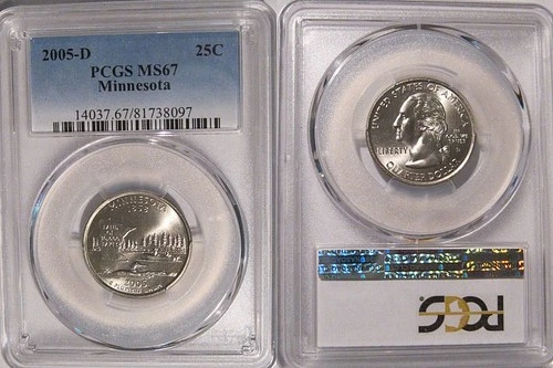 2005-D 50 State Quarters Minnesota — photo from another recent sale