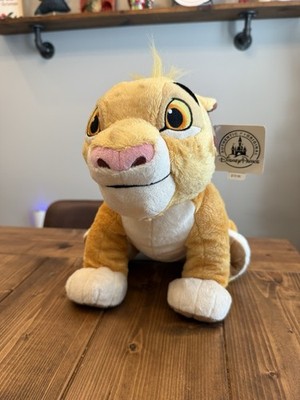 Disney Parks Plush The Lion King Young Simba 14'' Stuffed Animal NWT
