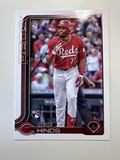 2025 Topps Rece Hinds Cincinnati Reds #217 Rookie