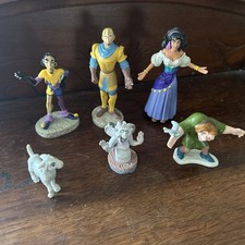 Disney Hunchback Of Notre Dame Six Figures For 4  Set Esmeralda, Quasimodo, Etc
