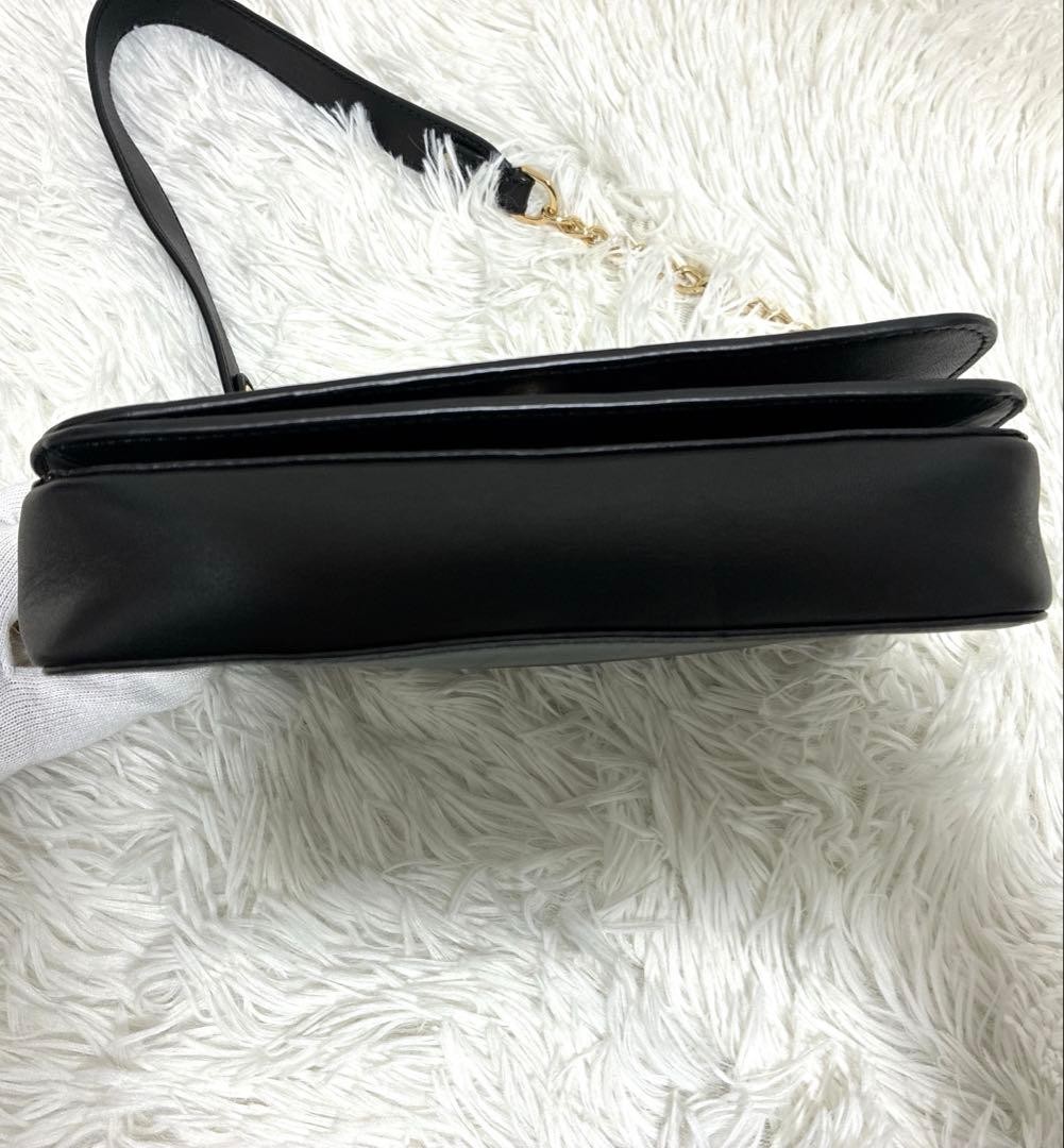 Tory Burch 2-way Chain Shoulder Bag Leather Black Women's From Japan thumbnail 9