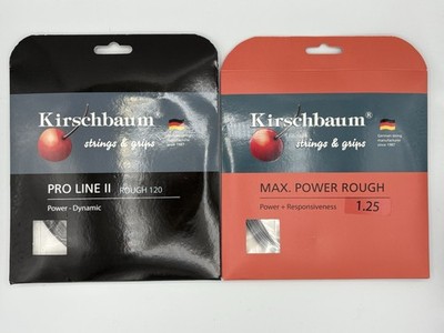 Kirschbaum Max Power 1.20 Rough Pro Line II 1.25 Tennis Strings Lot Of 2