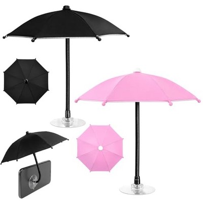 2PCS Phone Umbrella for Sun，Cell Phone Umbrella, Driving and Outdoor Glare