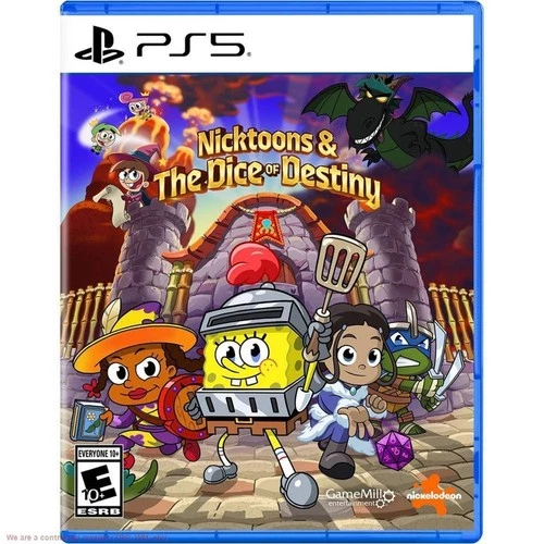 Nick Toons & The Dice of Destiny - PlayStation 5 -LOOSE DISC, SEALED