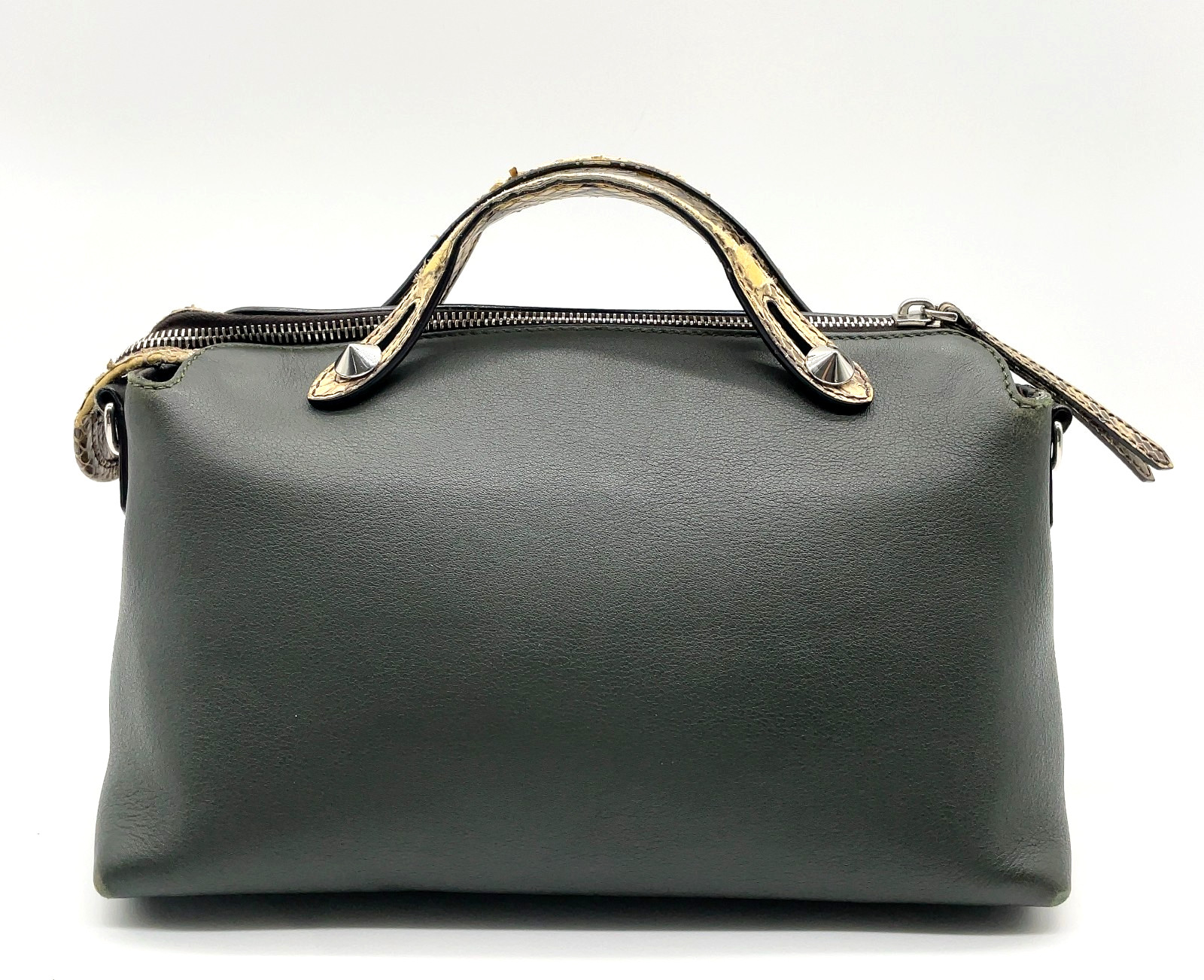 Auth Fendi By The Way Medium Python Pattern Leath… - image 2