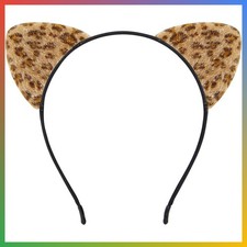 Leopard Ears Headband, Cheetah Ears, Animal Ears for Girls Women