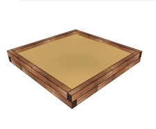   Large Wooden Kids Sandbox Outdoor Sand Box for Kids 3-7 FREE SHIPPING  