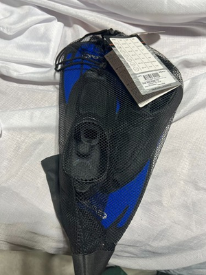 #ad HEAD Energy Adult Training Swim Fins Blue Black Snorkel Flippers Sz 3.5 12 $19.99
