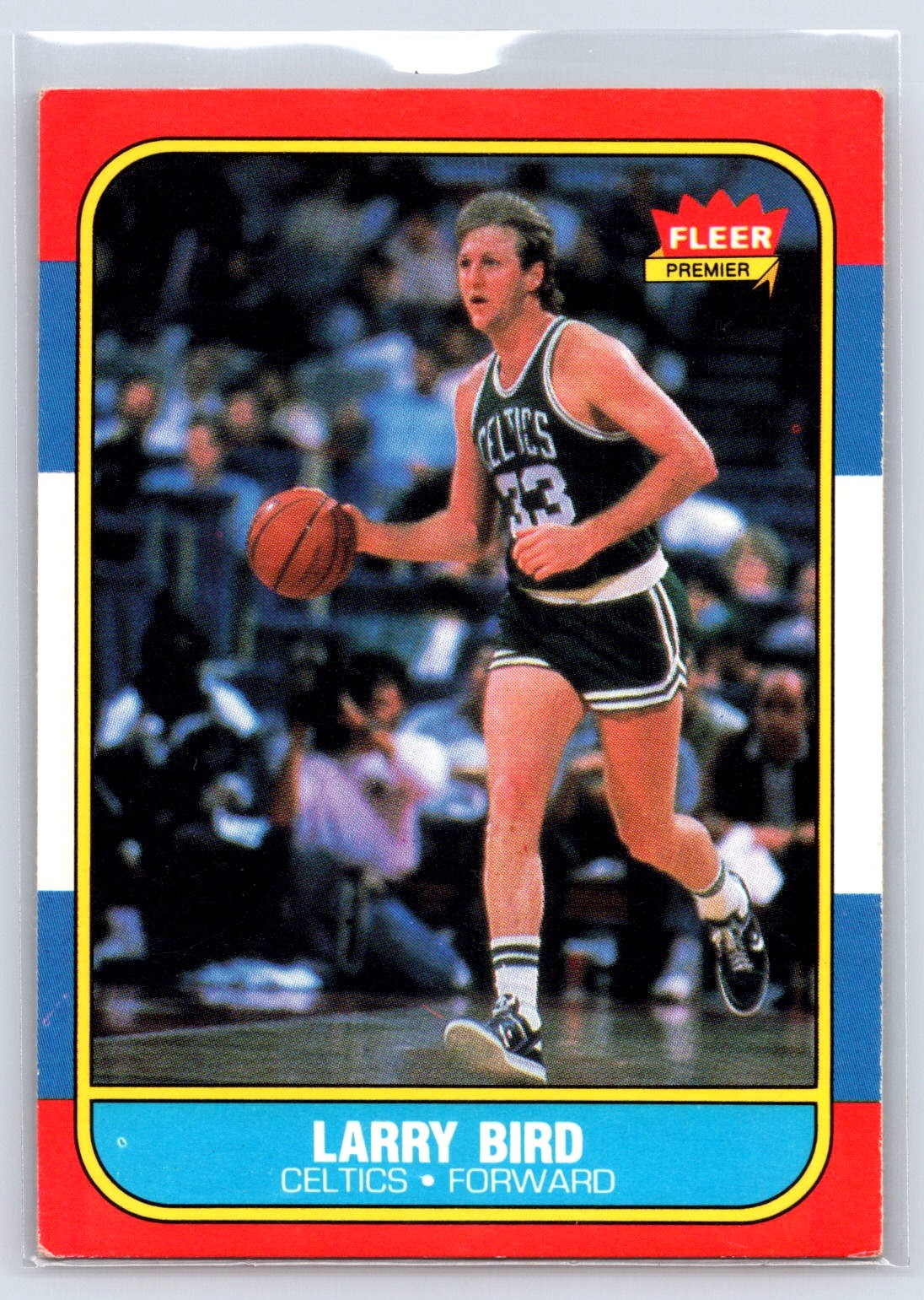 1986-87 Fleer #9 Larry Bird EX-Mint Boston Celtics HOF
