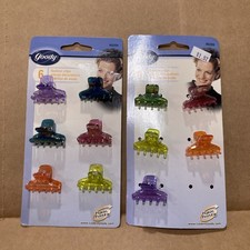 Goody Fashion Hair Clips 11 Plastic Jaw Claw New 2000 2, 1 Partial D1
