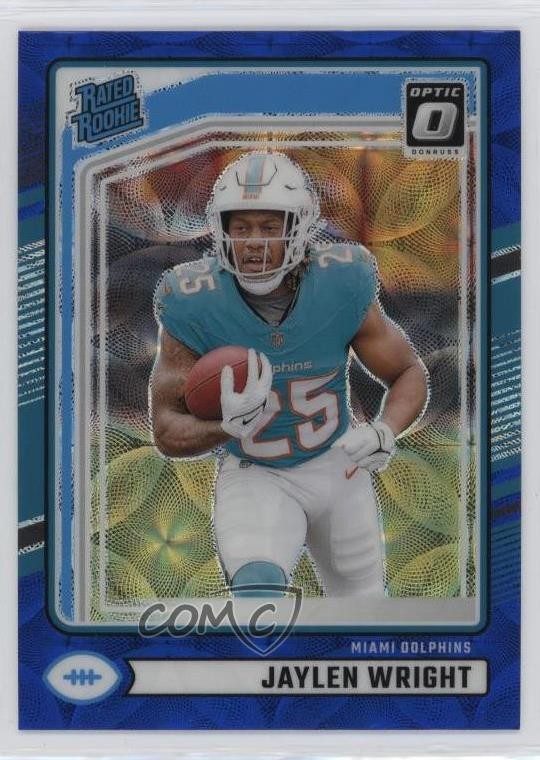 2024 Donruss Rated Rookie Optic Preview Blue Scope Prizm Jaylen Wright #344 2l4
