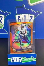 2025 Panini Prizm Aaron Jones #7 Orange 30/249 Vikings