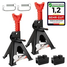 2 X Axle Stands Car Jack Stands 3 Ton Lifting Capacity Double Locking Universal